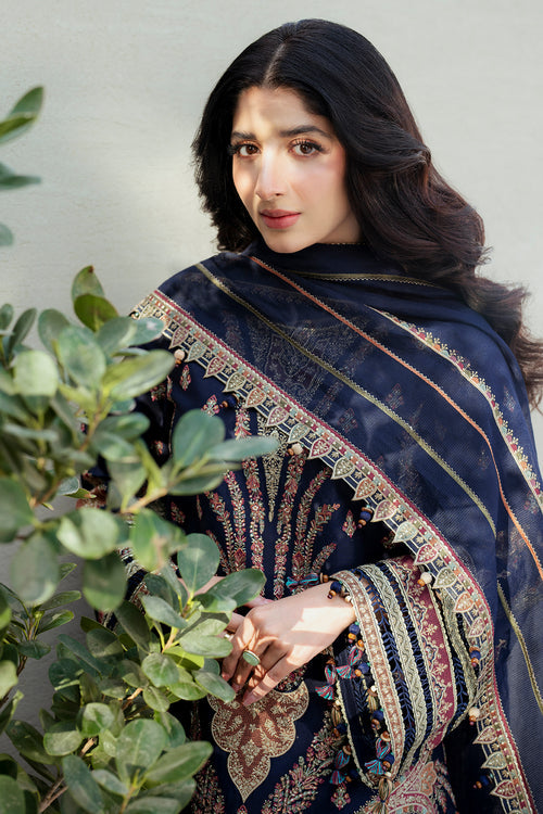 Jazmin | Shahkaar Luxury Lawn 25 | SL25-D8 - Rang-e-Khaas