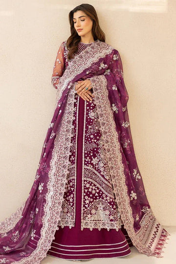 Farasha | Lu Zella Premium Formals 25 | Merlot Dust - Rang-e-Khaas