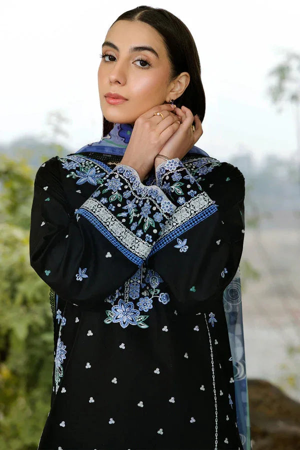 Farasha | Summer Weaves Embroidered Lawn | Ashen Light - Rang-e-Khaas
