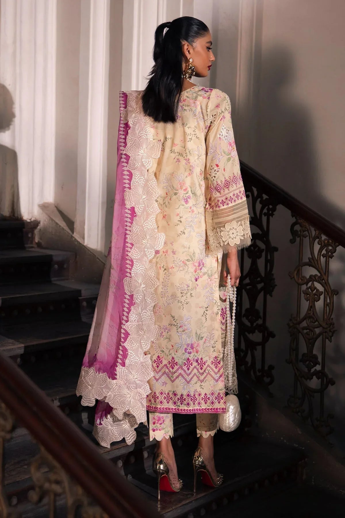 Nureh | Glam Girl Lawn | GL-14 - Rang-e-Khaas