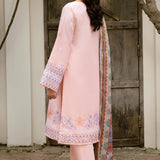 Farasha | Summer Weaves Embroidered Lawn | Coral Peach