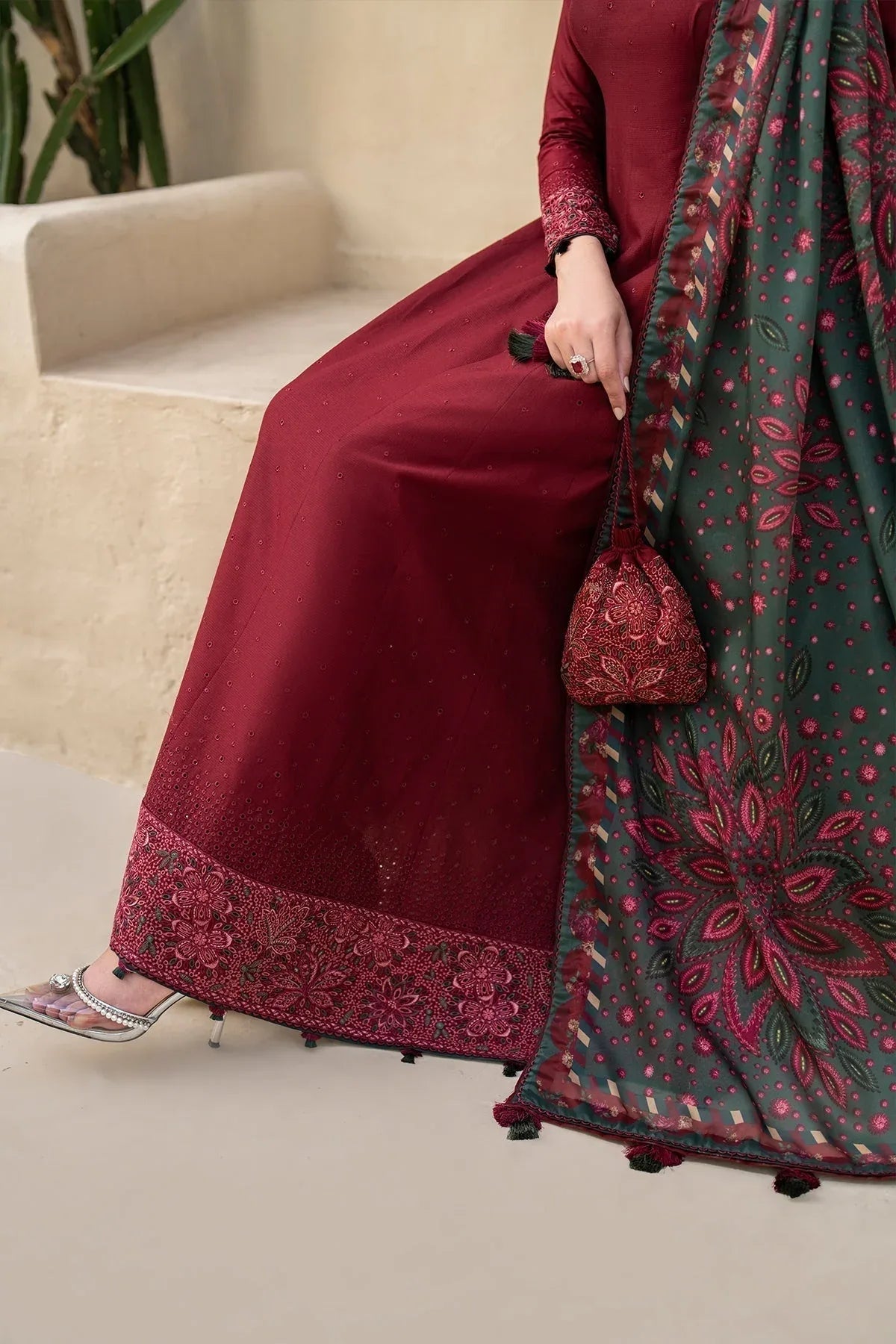 Jazmin | Irish Lawn SS 24 | D7 - Rang-e-Khaas