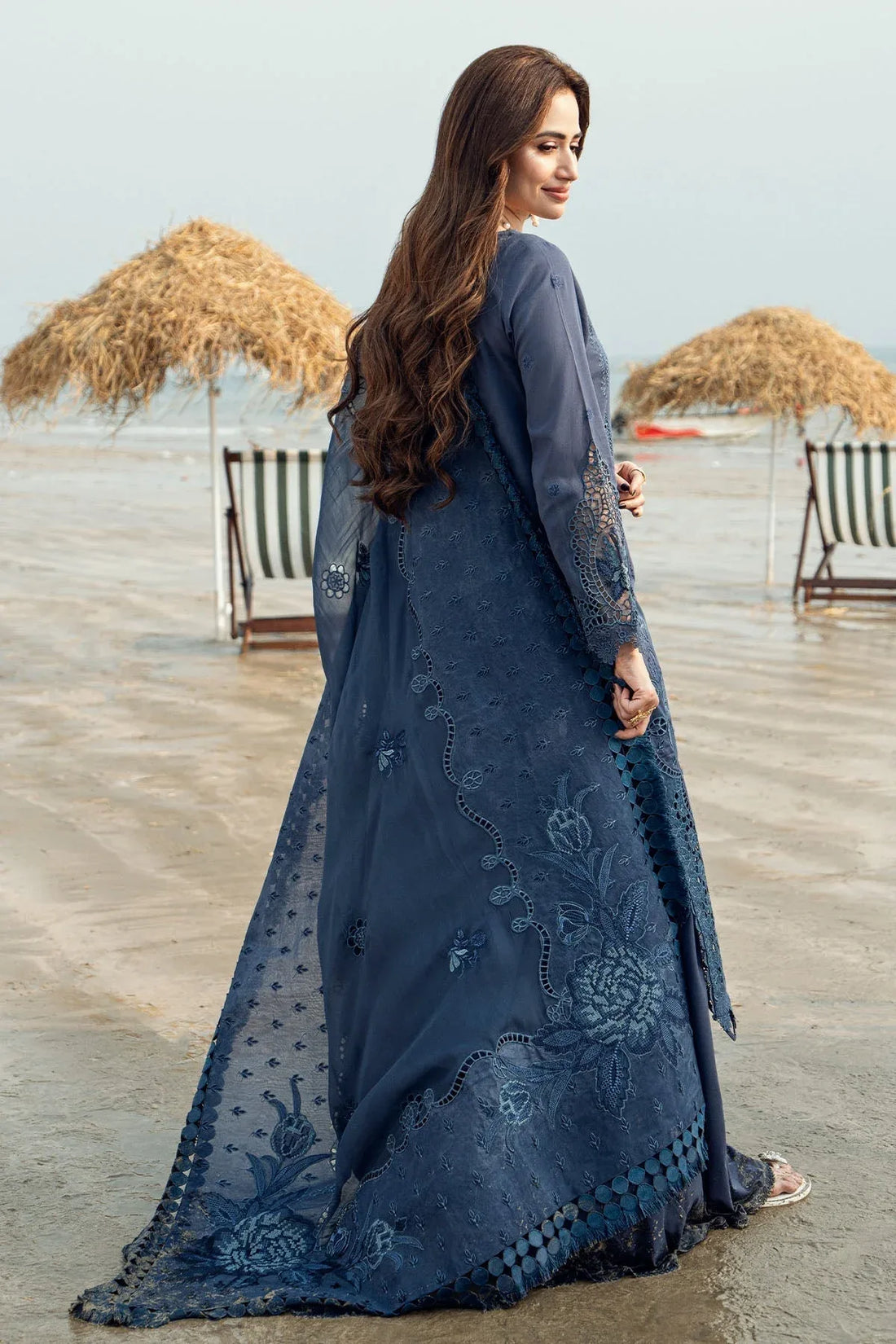 Nureh | Khuwab Luxury Lawn | NE-146 - Rang-e-Khaas