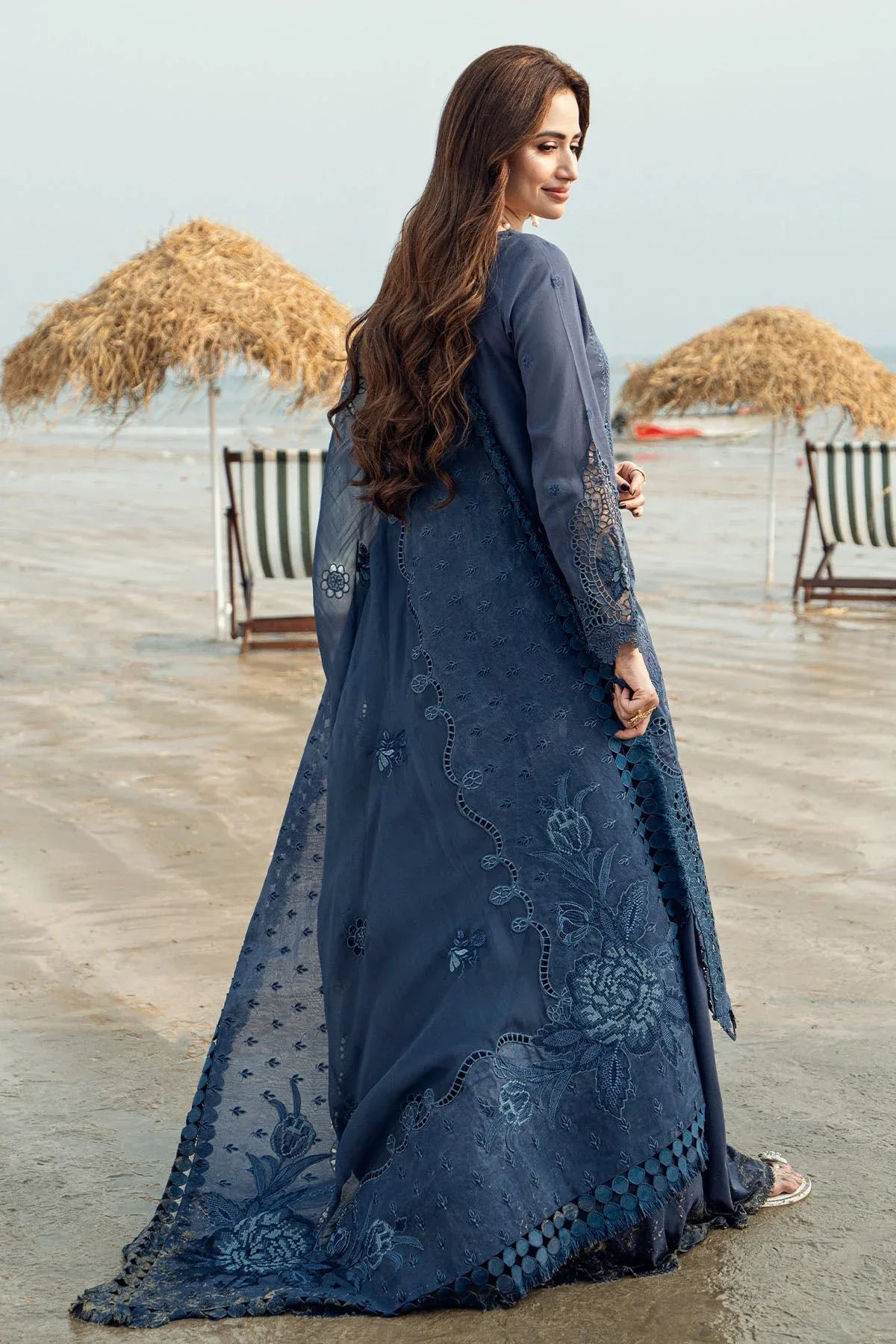 Nureh | Khuwab Luxury Lawn | NE-146 - Rang-e-Khaas