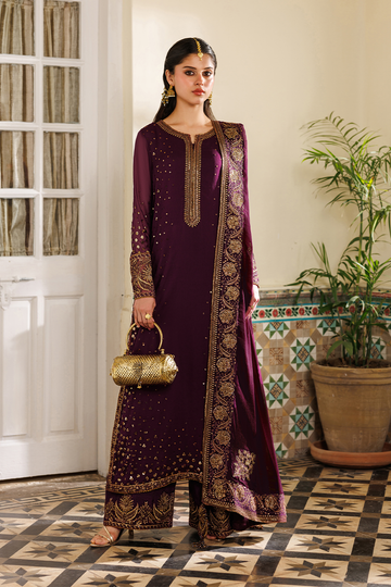 Iznik CC-95 Embroidered Chiffon