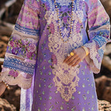 ELAF Signature Embroidered Lawn Unstitched 3Pc Suit ESL-04A MADEMOISELLE
