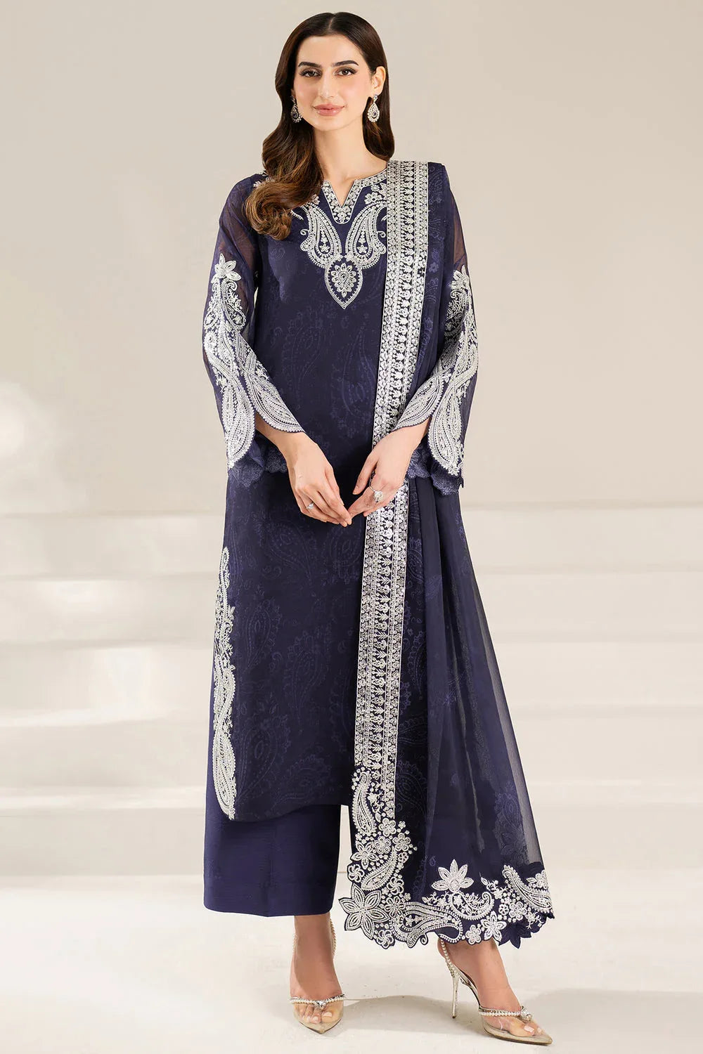Farasha | Fiorella Formals | Blue Dazzle - Rang-e-Khaas