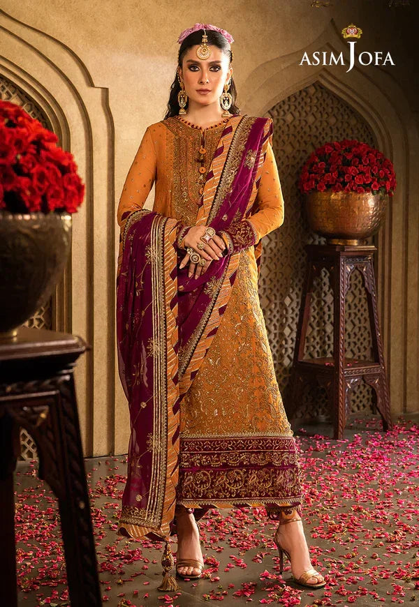 Asim Jofa | Velvet Festive 23 | AJVF-07 - Rang-e-Khaas