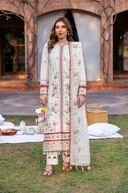 Farasha | Kaavish Lawn 24 | SURREAL WHITE - Rang-e-Khaas