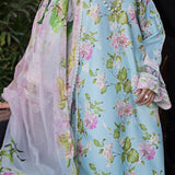 ELAF Signature Embroidered Lawn Unstitched 3Pc Suit ESL-05A STARLIT HARMONY