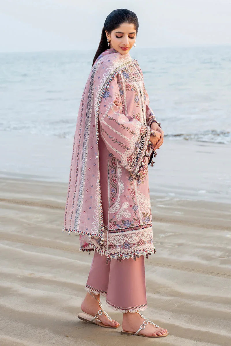 Jazmin | Shahkaar Luxury Lawn 25 | SL25-D2 - Rang-e-Khaas