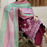 Farasha | Summer weaves| Satin Ruby
