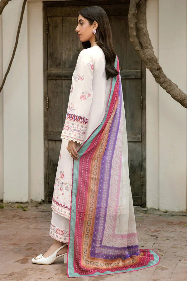 Farasha | Summer Weaves Embroidered Lawn | Pebble Glow - Rang-e-Khaas