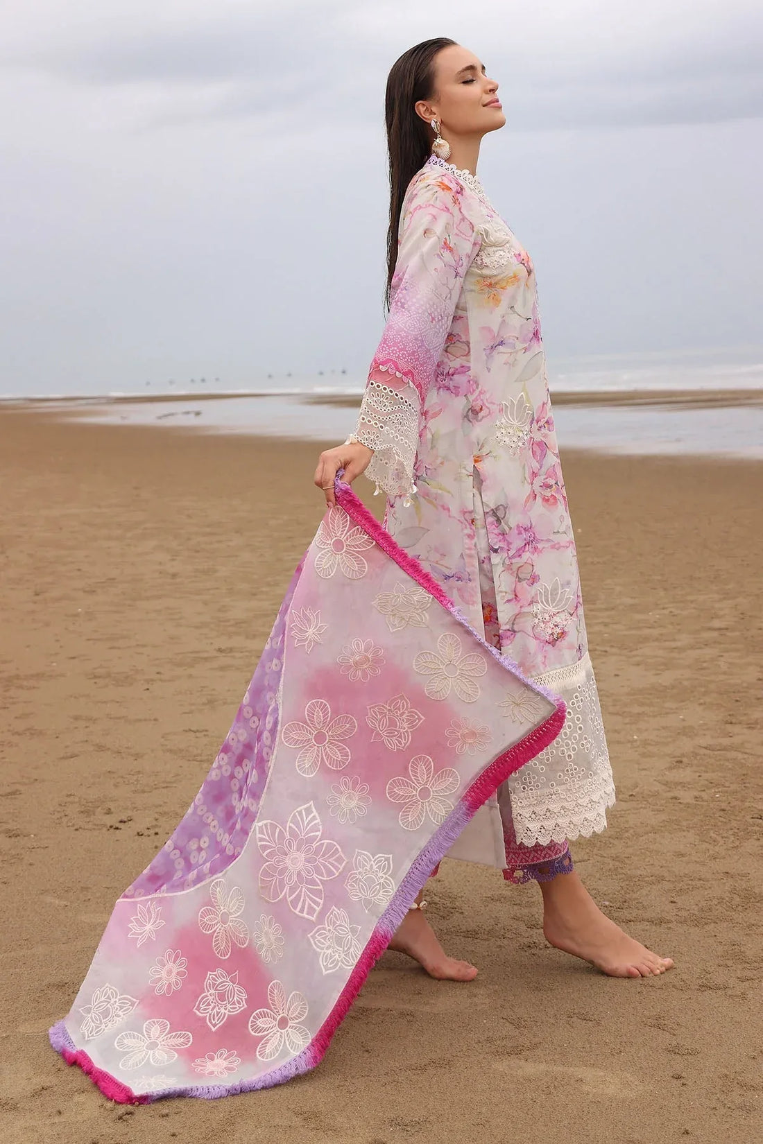 Nureh | Gardenia Embroidered Lawn 25 | NSG-172 - Rang-e-Khaas
