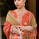 Farasha | Summer weaves | Orange Petal