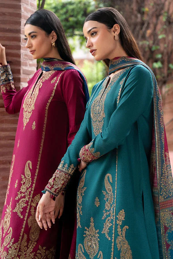 Jazmin | Winter Edition 24 | KHADDAR UW-0070 - Rang-e-Khaas