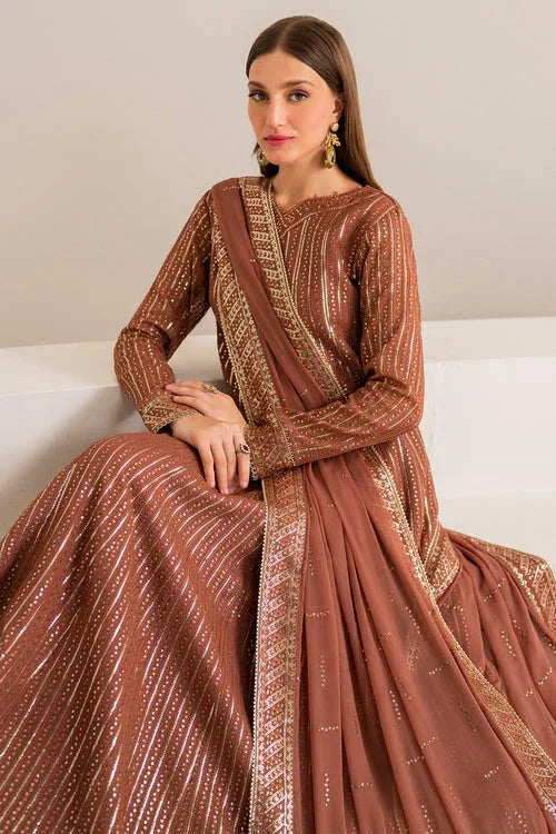 Farasha | Lumiere Formals | RUSSET - Rang-e-Khaas