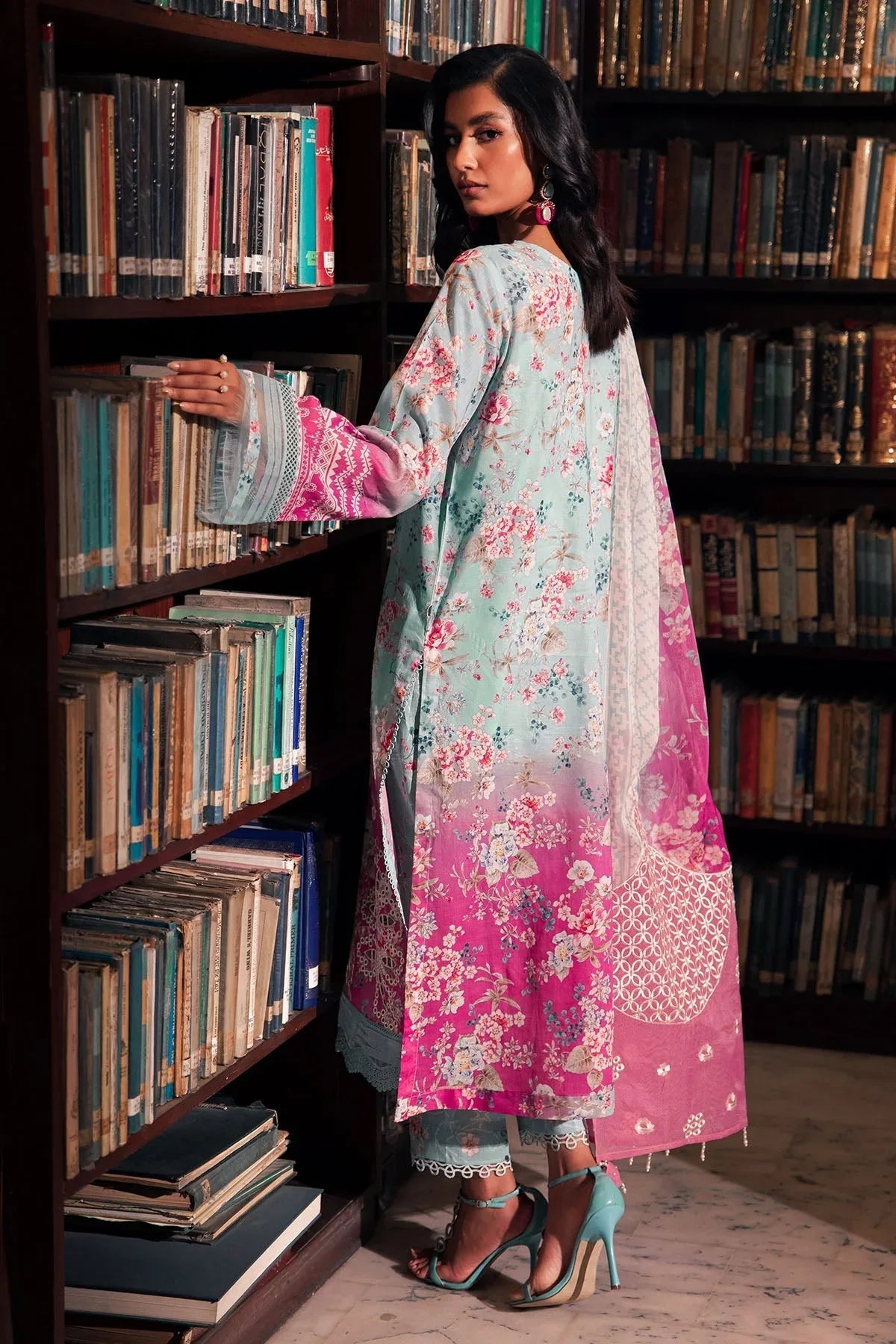 Nureh | Glam Girl Lawn | GL-16 - Rang-e-Khaas