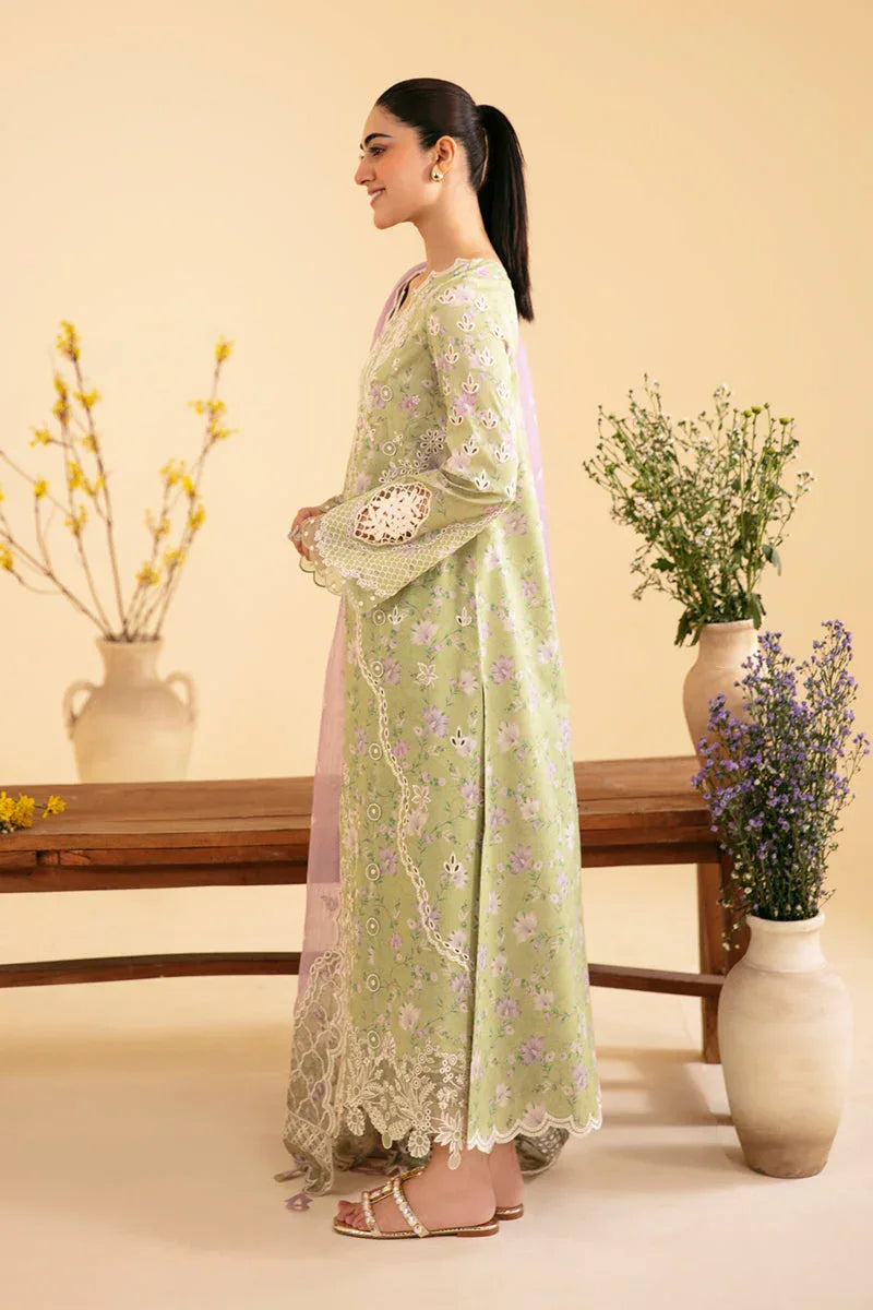 Qalamkar | Qlinekari Luxury Lawn | SQ-10 VEHJA - Rang-e-Khaas