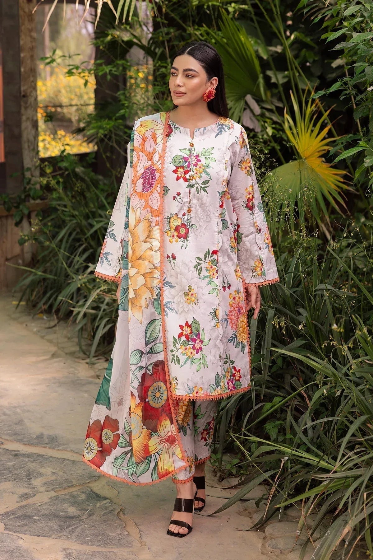 Alizeh | Sheen Lawn Prints 24 | ORCHID - Rang-e-Khaas