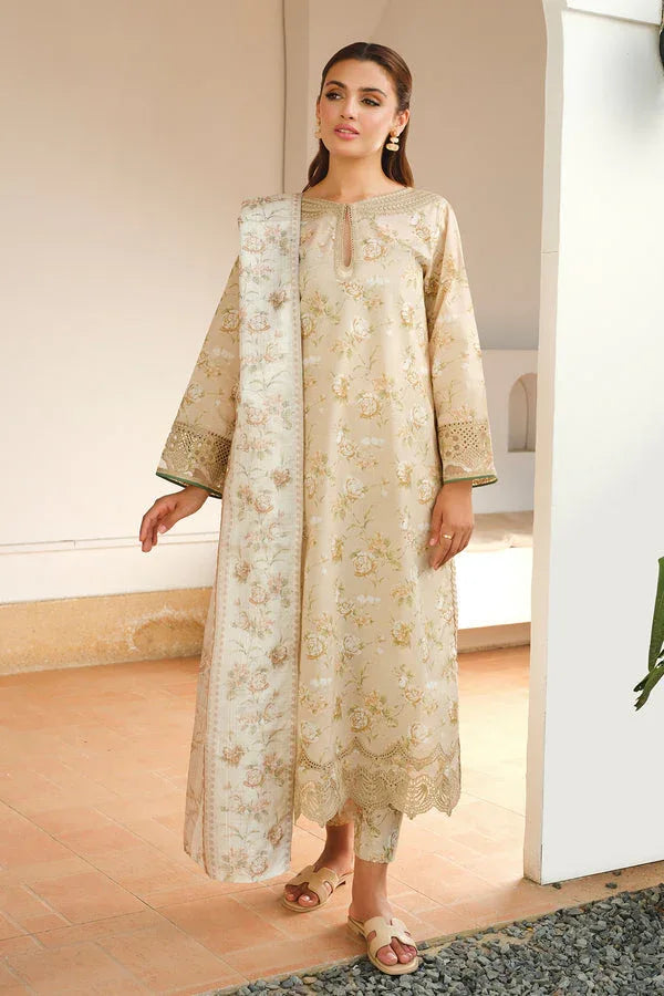 Baroque | Luxury Pret 24 | LAWN UF-655 - Rang-e-Khaas