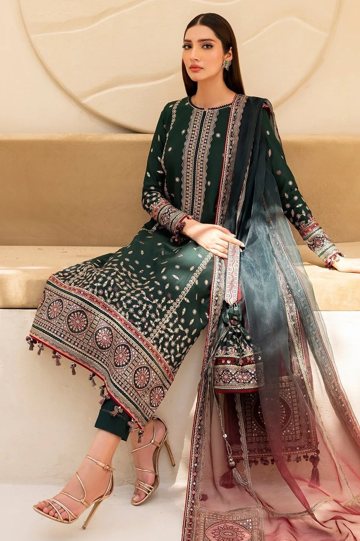 Jazmin | Irish Lawn SS 24 | D9 - Rang-e-Khaas