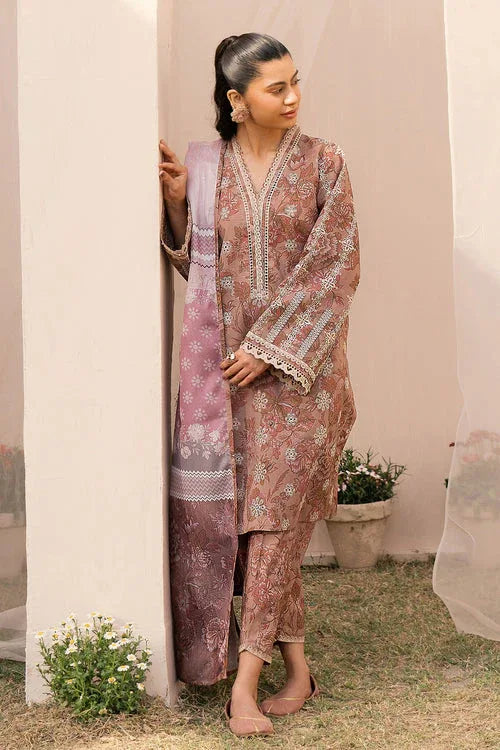Baroque | Luxury Pret 24 | LAWN UF-602 - Rang-e-Khaas