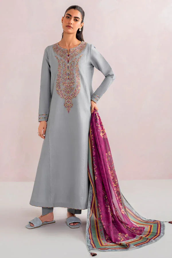Jazmin | Embroidered Lawn | USE - 9090 - Rang-e-Khaas