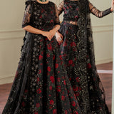 BAROQUE__EMBROIDERED NET CH13-05 STITCHED