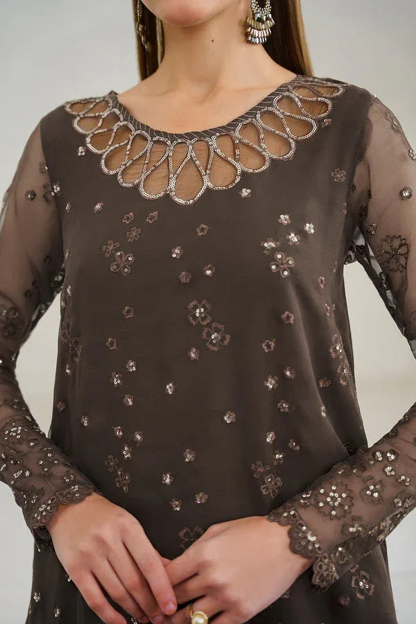 Baroque | Luxury Pret 24 | CHIFFON UF-524 - Rang-e-Khaas