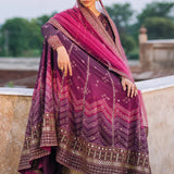 Iznik | Bandhani | UE-333 Embroidered Chiffon