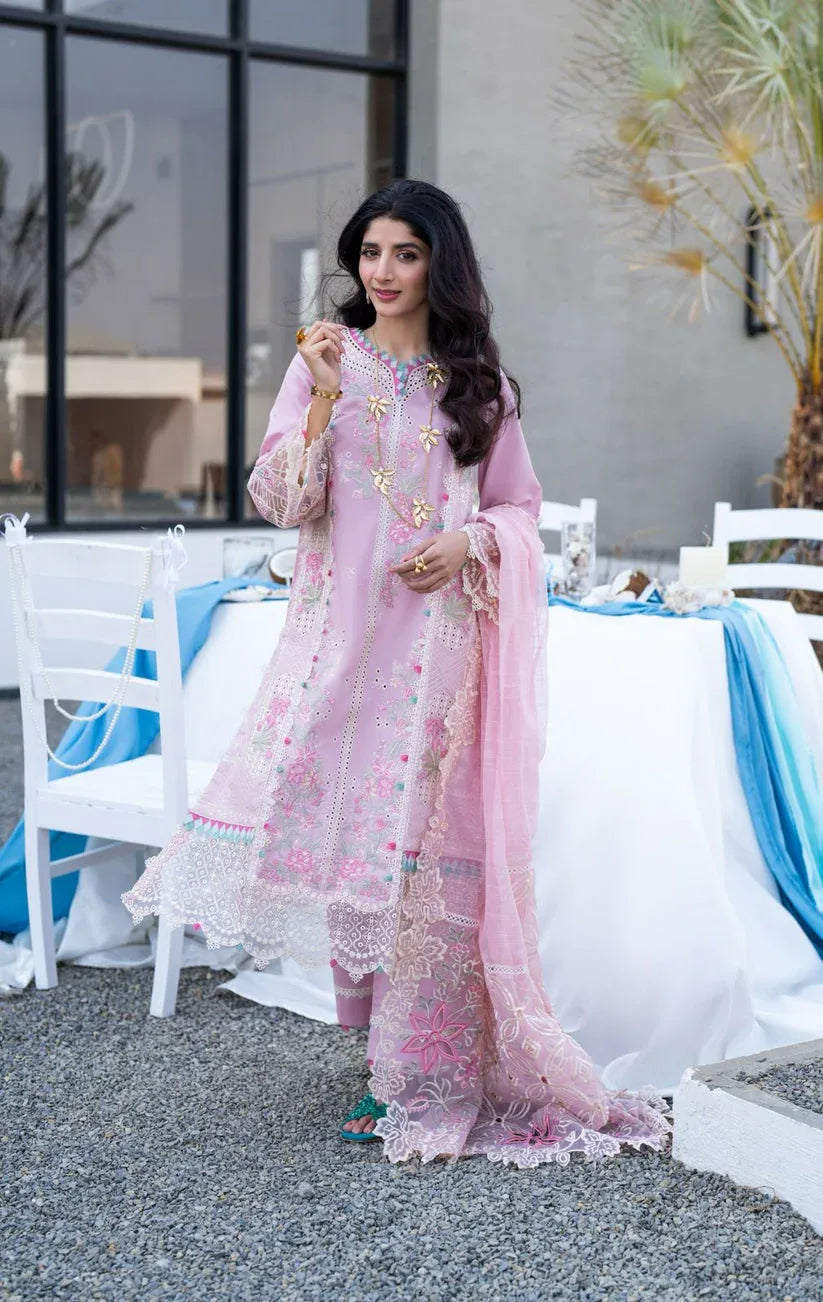 Aabyaan | Saagar Luxury Lawn 25 | RAQS (AS-02) - Rang-e-Khaas