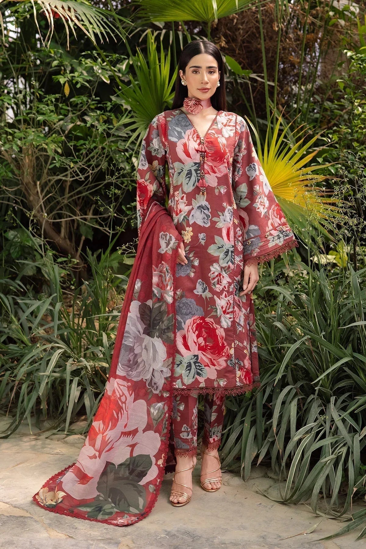 Alizeh | Sheen Lawn Prints 24 | PETUNIA - Rang-e-Khaas