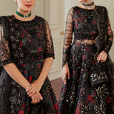 BAROQUE__EMBROIDERED NET CH13-05 STITCHED