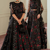 BAROQUE__EMBROIDERED NET CH13-05 STITCHED