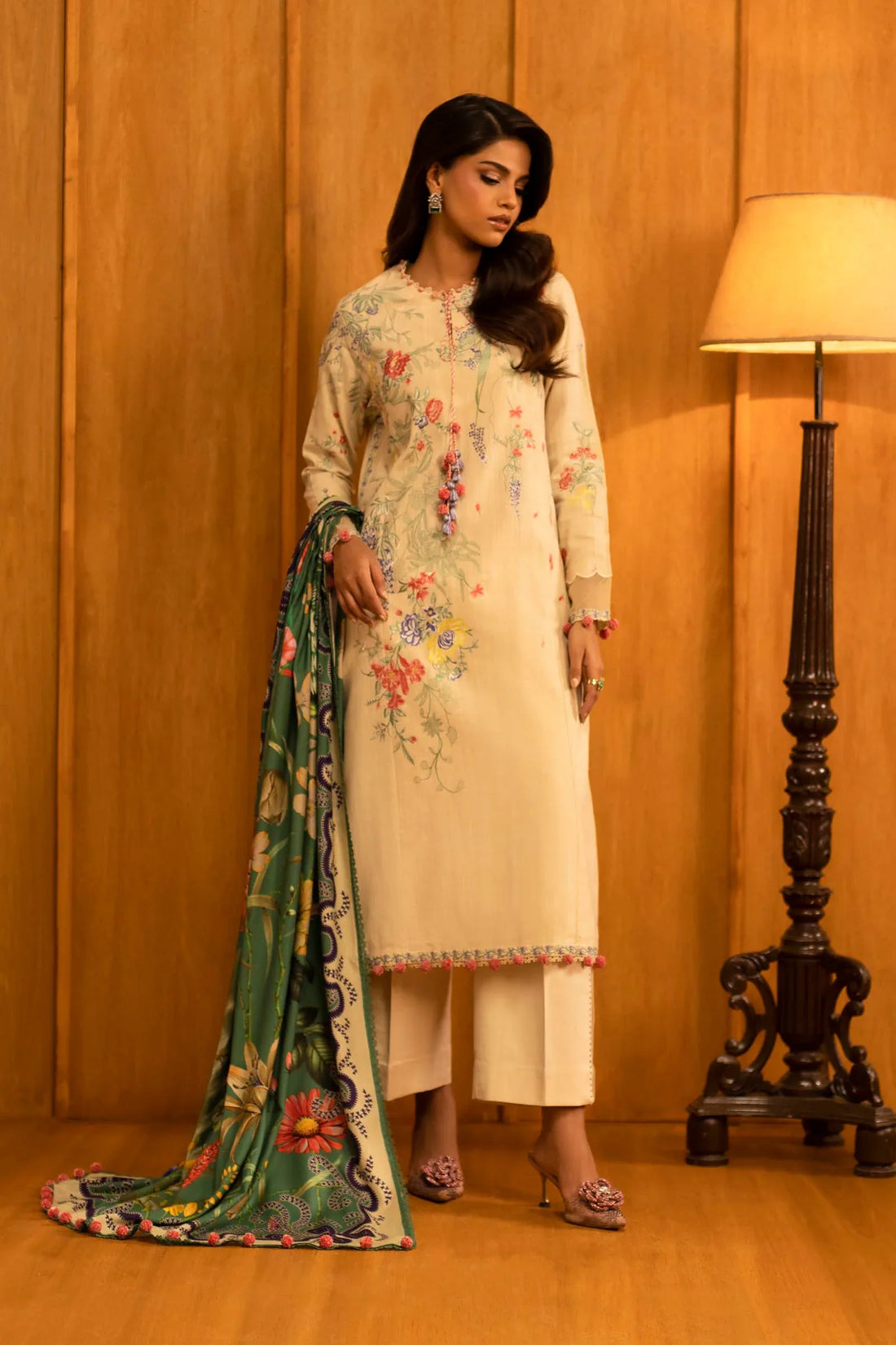 Sana Safinaz | Muzlin Winter 25 | M253-009A - Rang-e-Khaas
