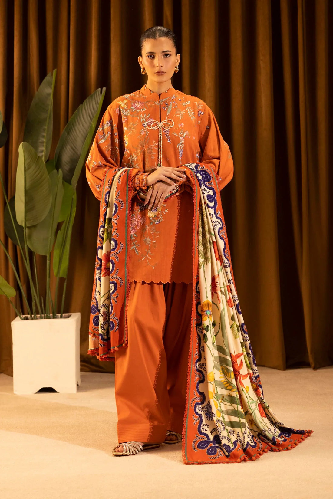 Sana Safinaz | Muzlin Winter 25 | M253-009B - Rang-e-Khaas