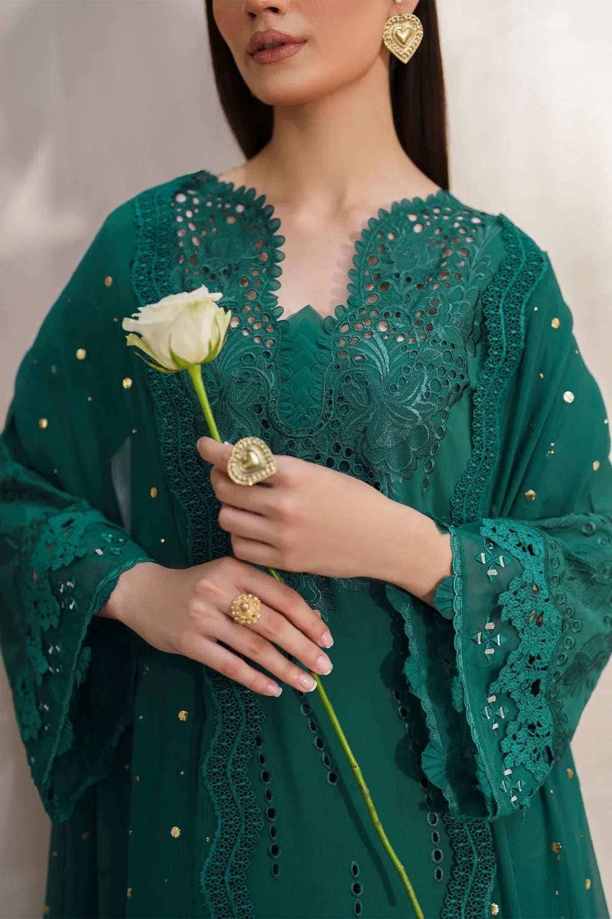Nureh | Bazaar Lawn | NS-135 - Rang-e-Khaas