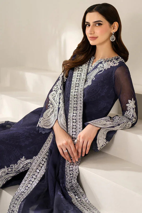 Farasha | Fiorella Formals | Blue Dazzle - Rang-e-Khaas