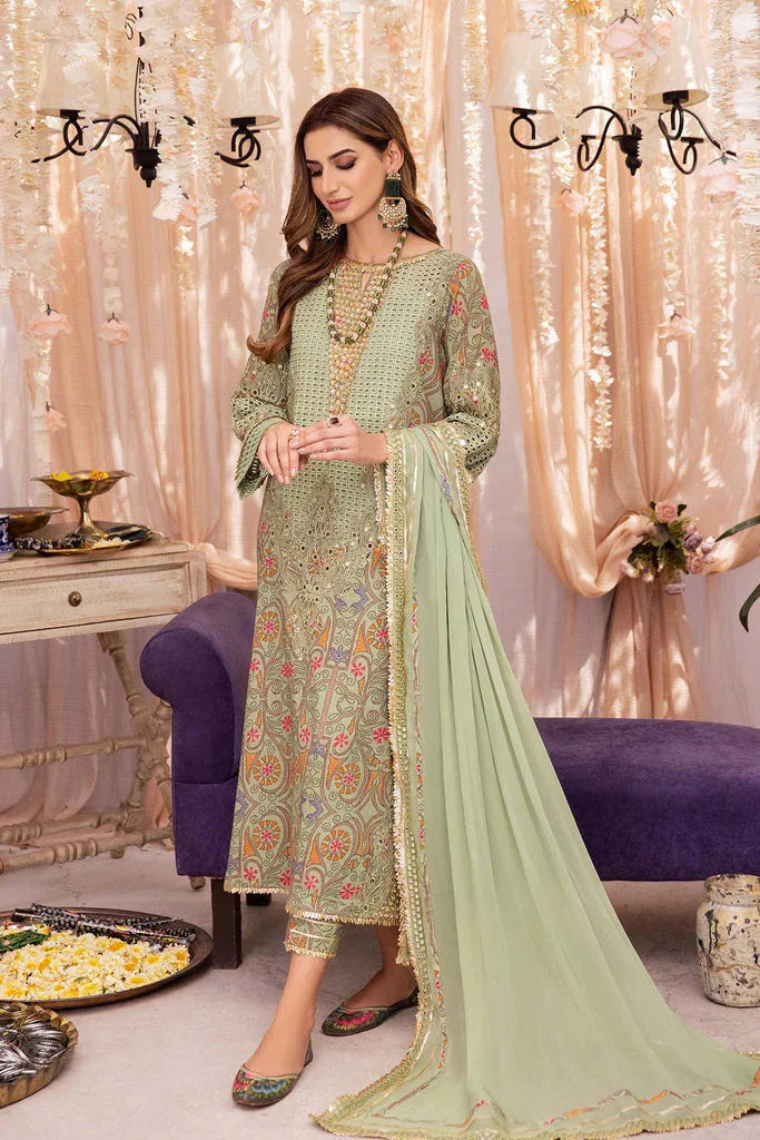 Charizma | Luxury Embroidered Eid Collection | ED23-06 - Rang-e-Khaas