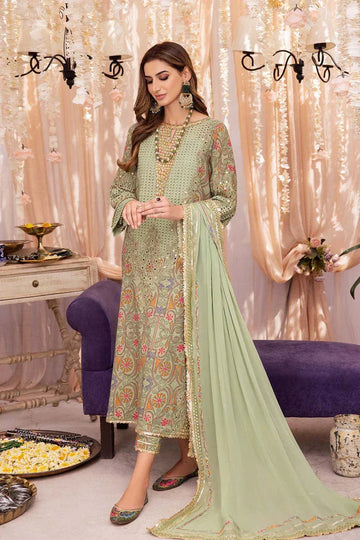 Charizma | Luxury Embroidered Eid Collection | ED23-06 - Rang-e-Khaas