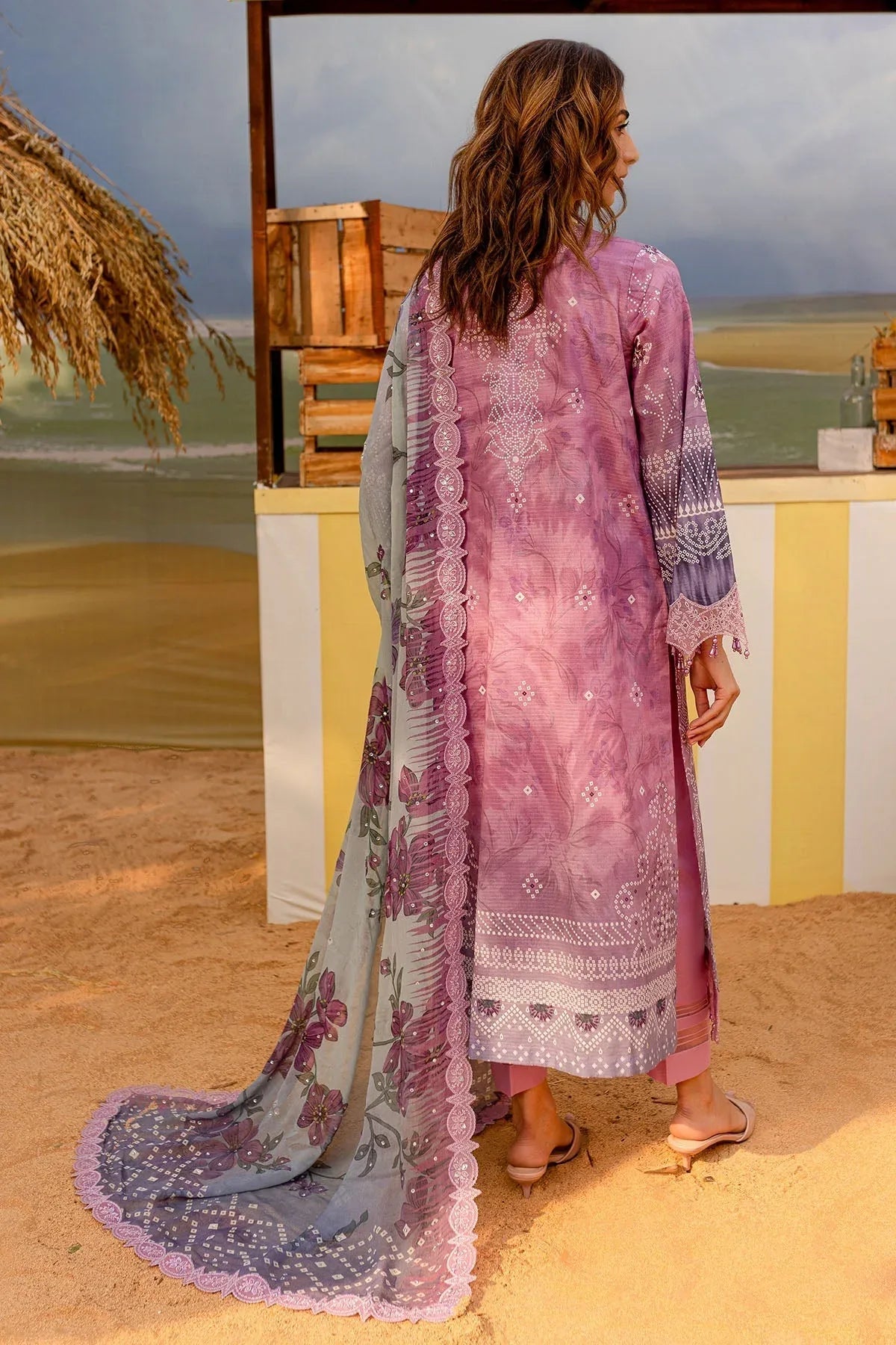 Nureh | Gardenia Lawn 25 | NSG-180 - Rang-e-Khaas