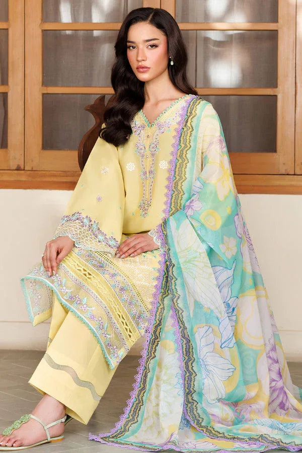 Farasha | Summer Weaves Embroidered Lawn | Daisy Dreams - Rang-e-Khaas