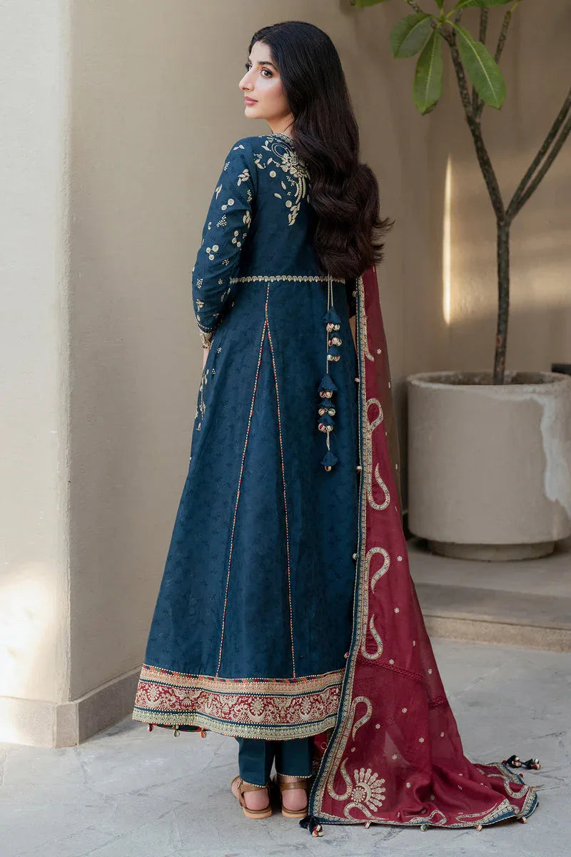 Jazmin | Shahkaar Luxury Lawn 25 | SL25-D3 - Rang-e-Khaas