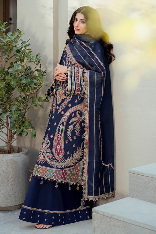 Jazmin | Shahkaar Luxury Lawn 25 | SL25-D8 - Rang-e-Khaas