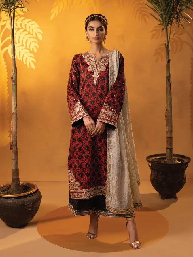 Faiza Faisal | Signature Pret Eid Edit |Carina - Rang-e-Khaas
