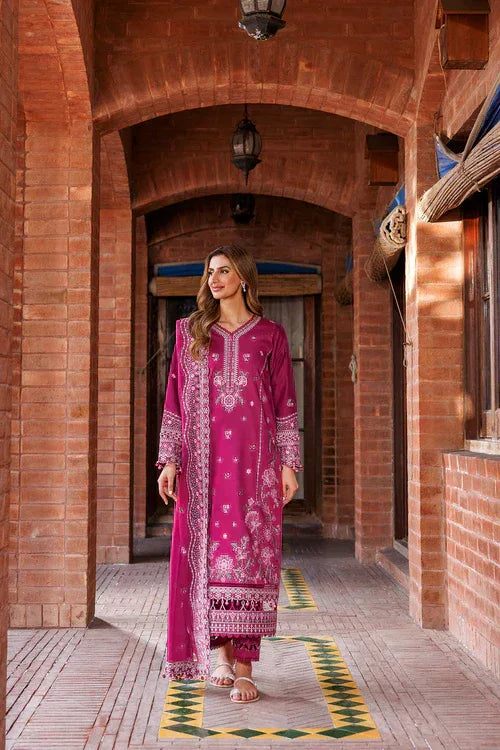 Farasha | Kaavish Lawn 24 | ROSY SOMBER - Rang-e-Khaas
