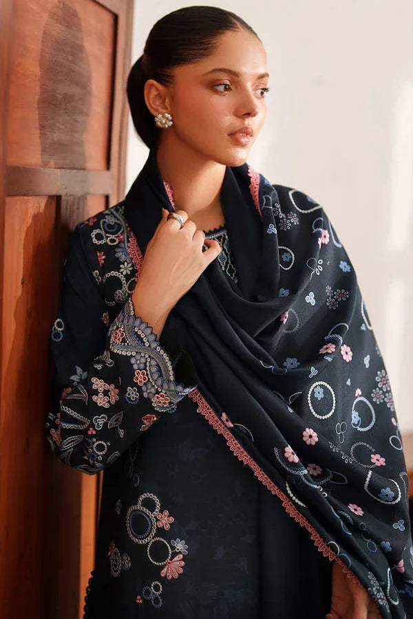 Farasha | Meline Premium Viscose 25 | Night Oak - Rang-e-Khaas