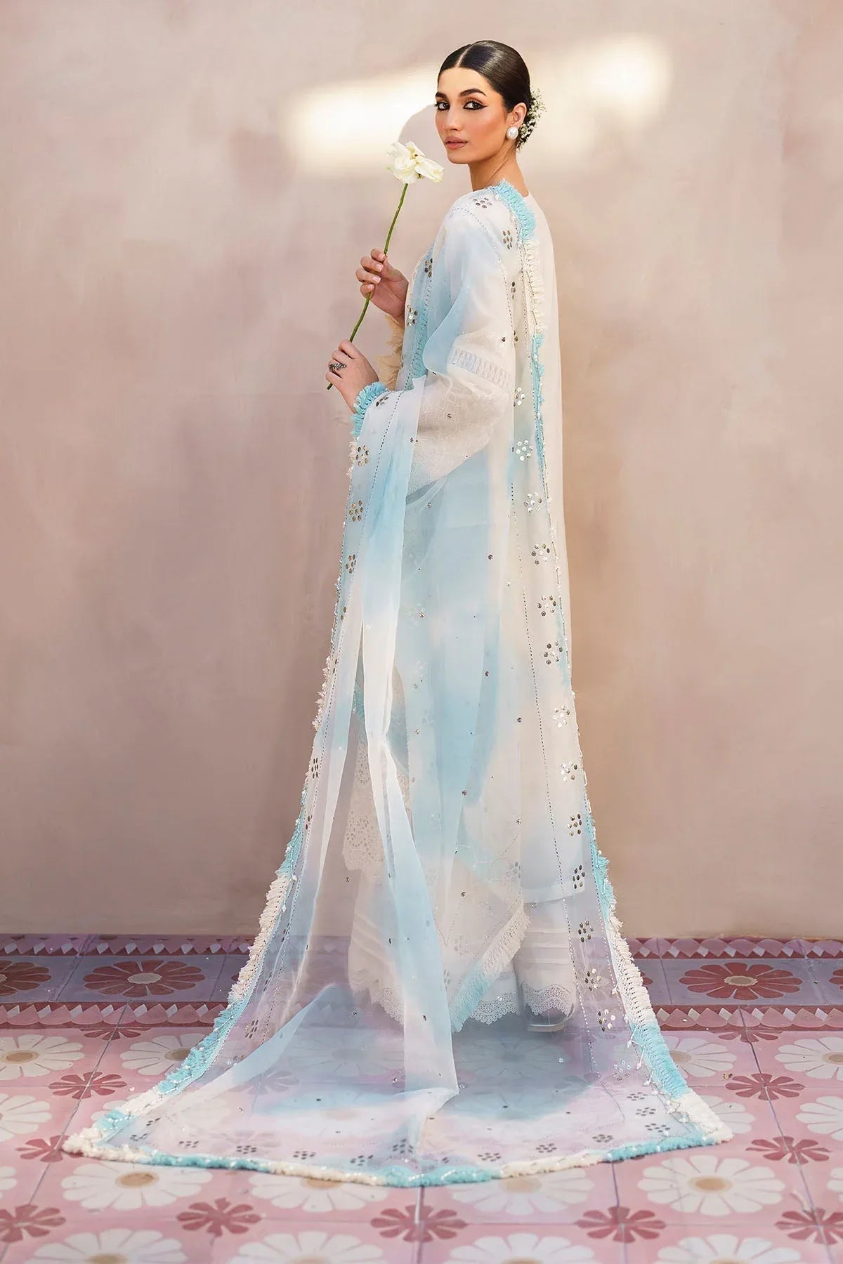Nureh | Bazaar Lawn | NS-140 - Rang-e-Khaas
