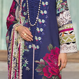 ELAF Signature Embroidered Lawn Unstitched 3Pc Suit ESL-08A SINCLAIR